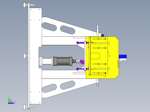 主机架焊接变位机左视缩略图