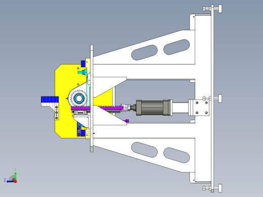 主机架焊接变位机右视缩略图