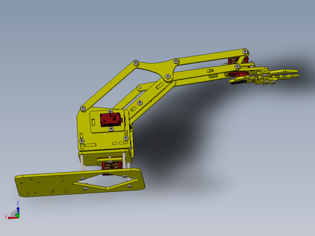 四自由度机器人