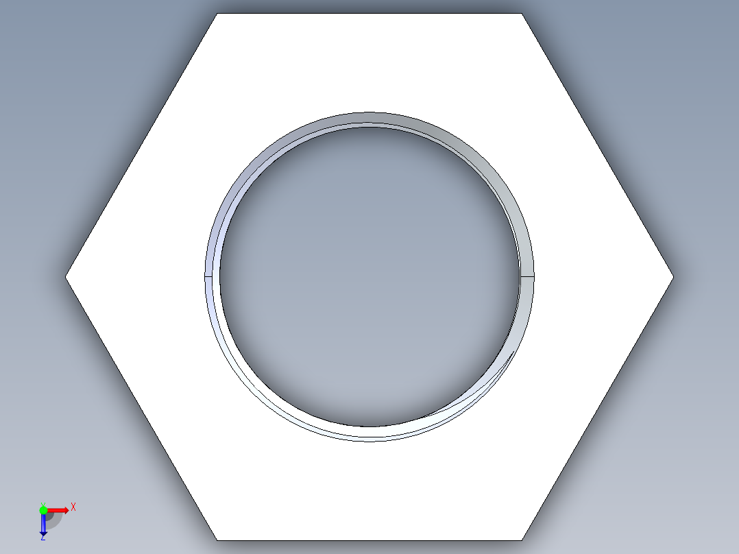 聚氯乙烯配件17-Sch80_ReducerBushing_FPTxSPIG_838-211_1.5in x 1in俯视图