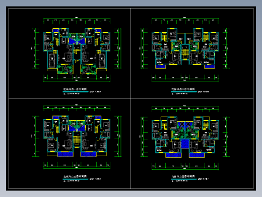 花样洋房住宅户型图