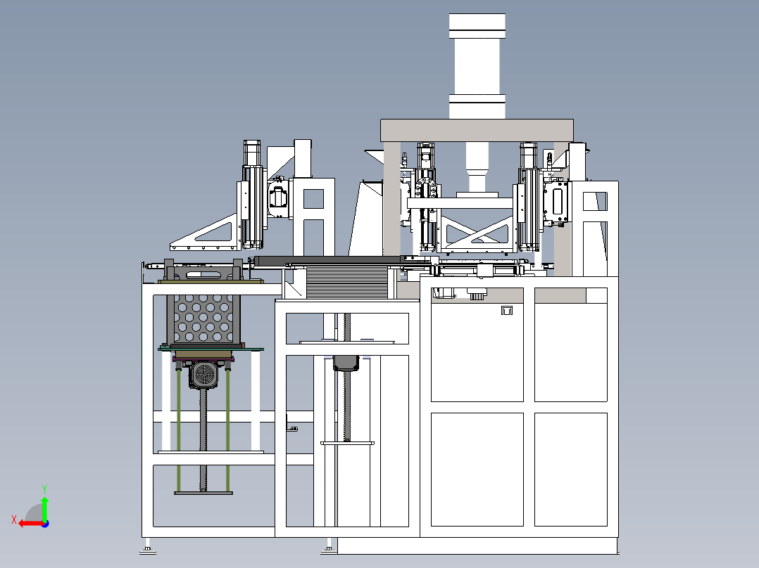 冲压机自动上下料sw21可编辑后视图