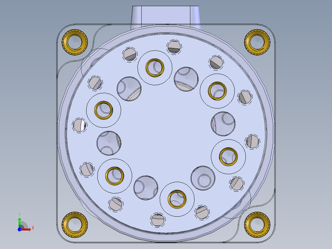 摆线减速器、摆线针轮减速器、减速器(2)前视图