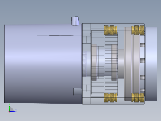 摆线减速器、摆线针轮减速器、减速器(2)左视缩略图