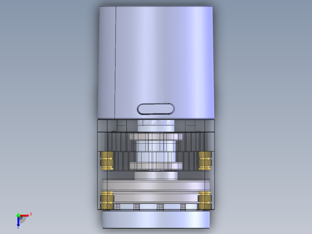摆线减速器、摆线针轮减速器、减速器(2)俯视图