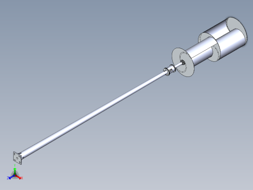 小型垂直轴风力发电机solideworks 三维模型