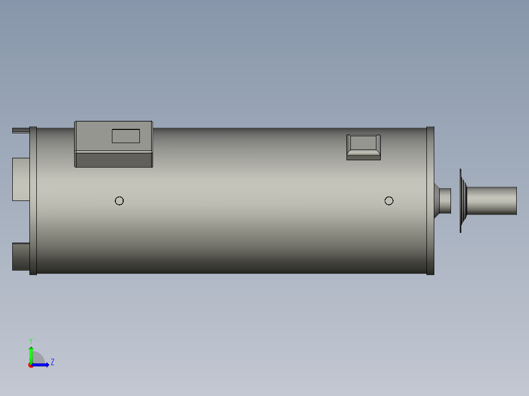 B2003914-100加仑热水加热器左视图