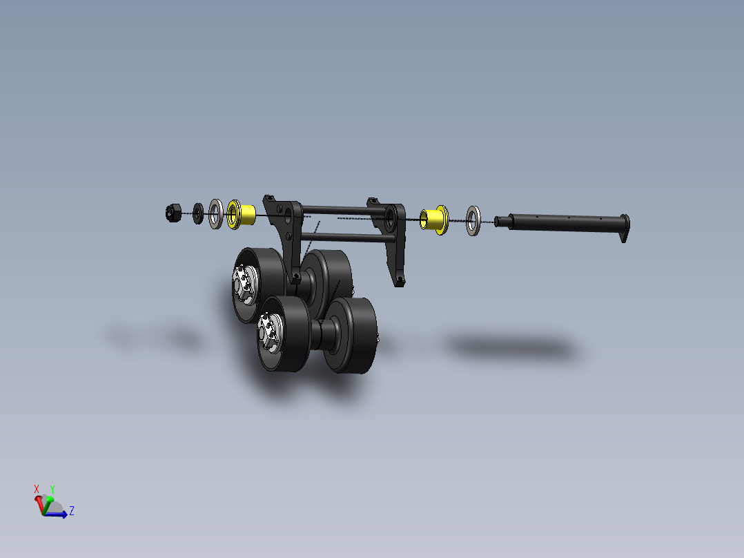 CD110R-3履带承重轮单元B