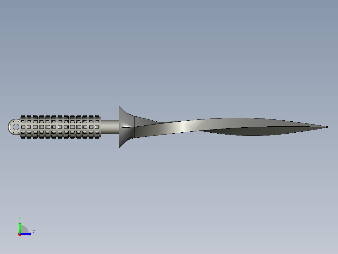 三棱军刺NEW左视图