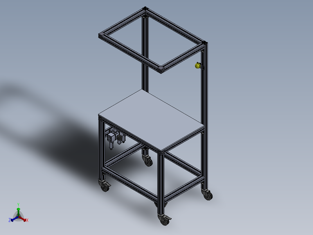 A2004689-工作站正等轴测图