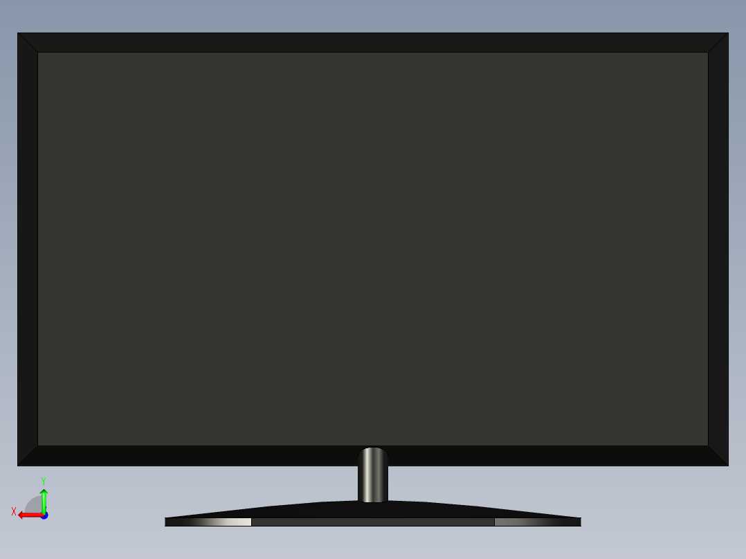 B3004357-平板电视后视图