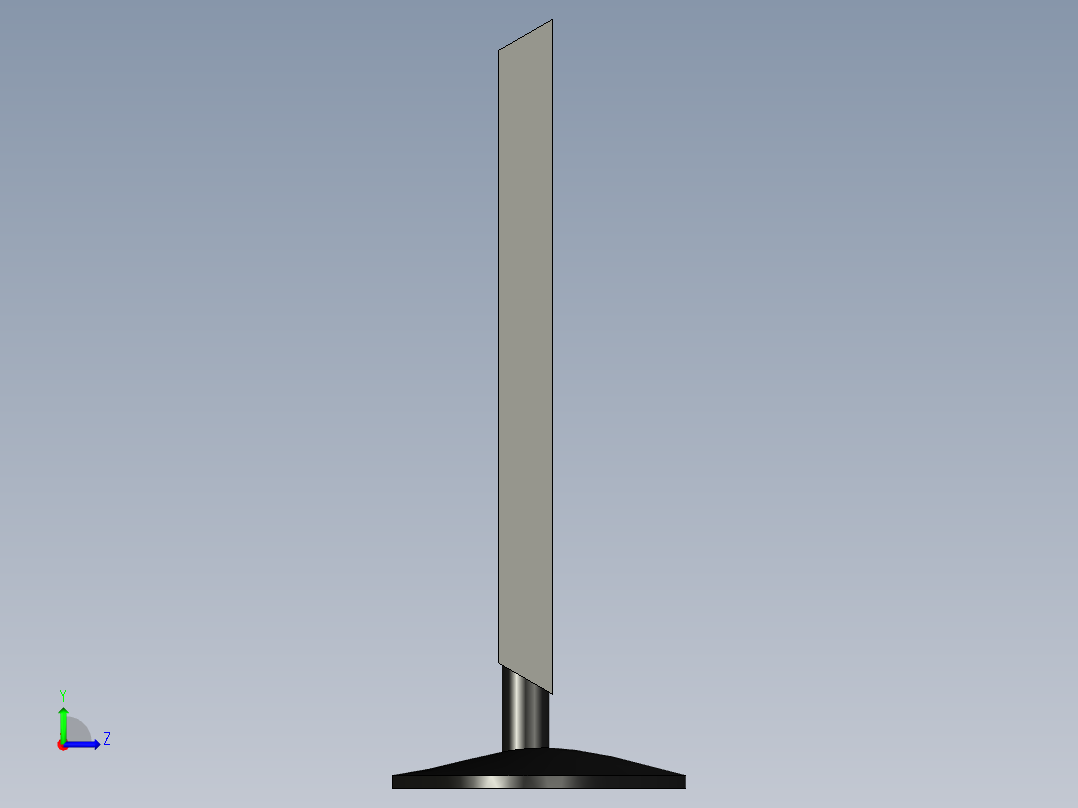 B3004357-平板电视左视图