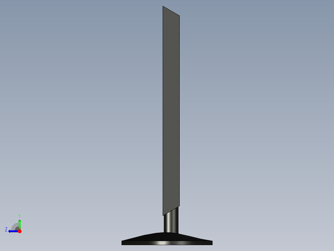 B3004357-平板电视右视图