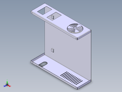 在catia 11中构建钣金电源箱机箱
