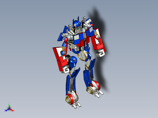 新型擎天柱机器人