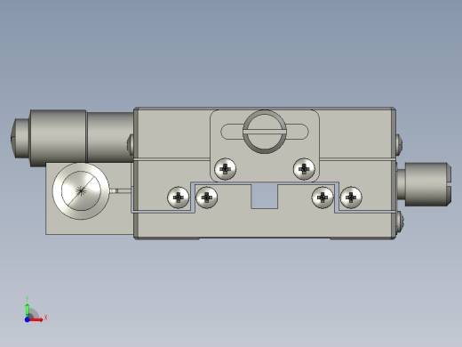 XY轴线性滚柱型滑台H4YKL60(云点零件前视缩略图
