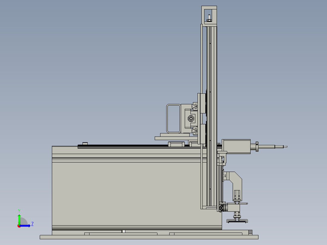吸盘式机器人玻璃抓手左视图