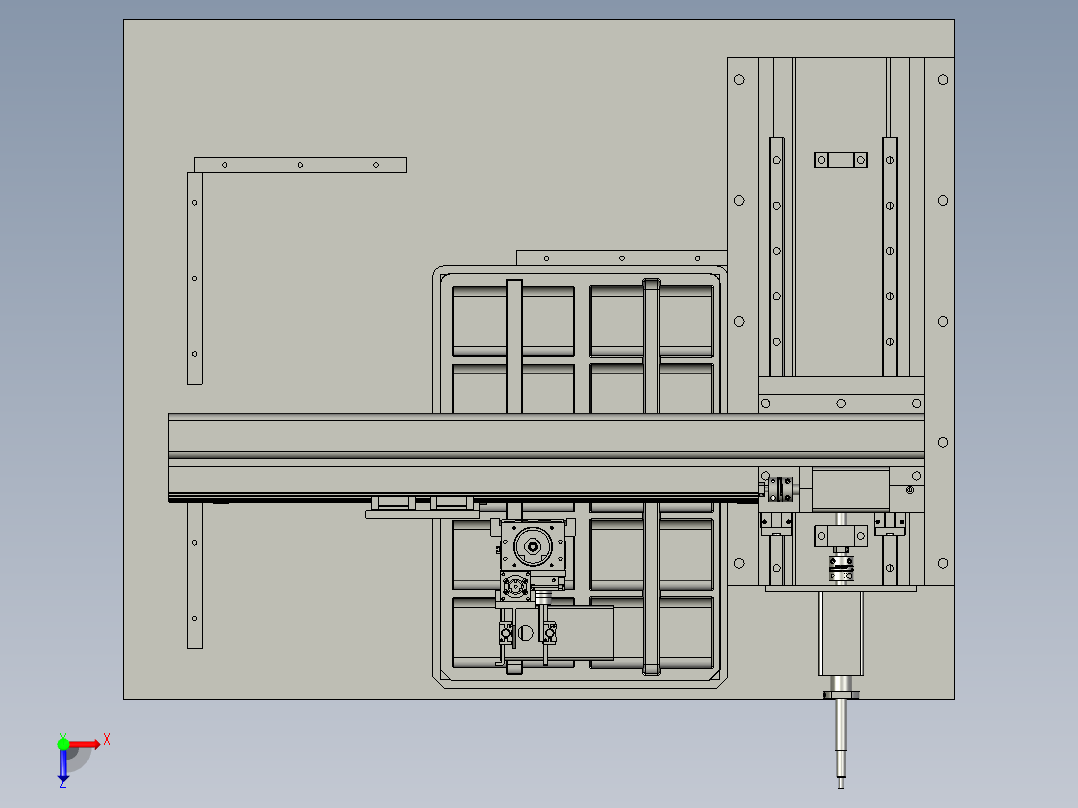 吸盘式机器人玻璃抓手俯视图