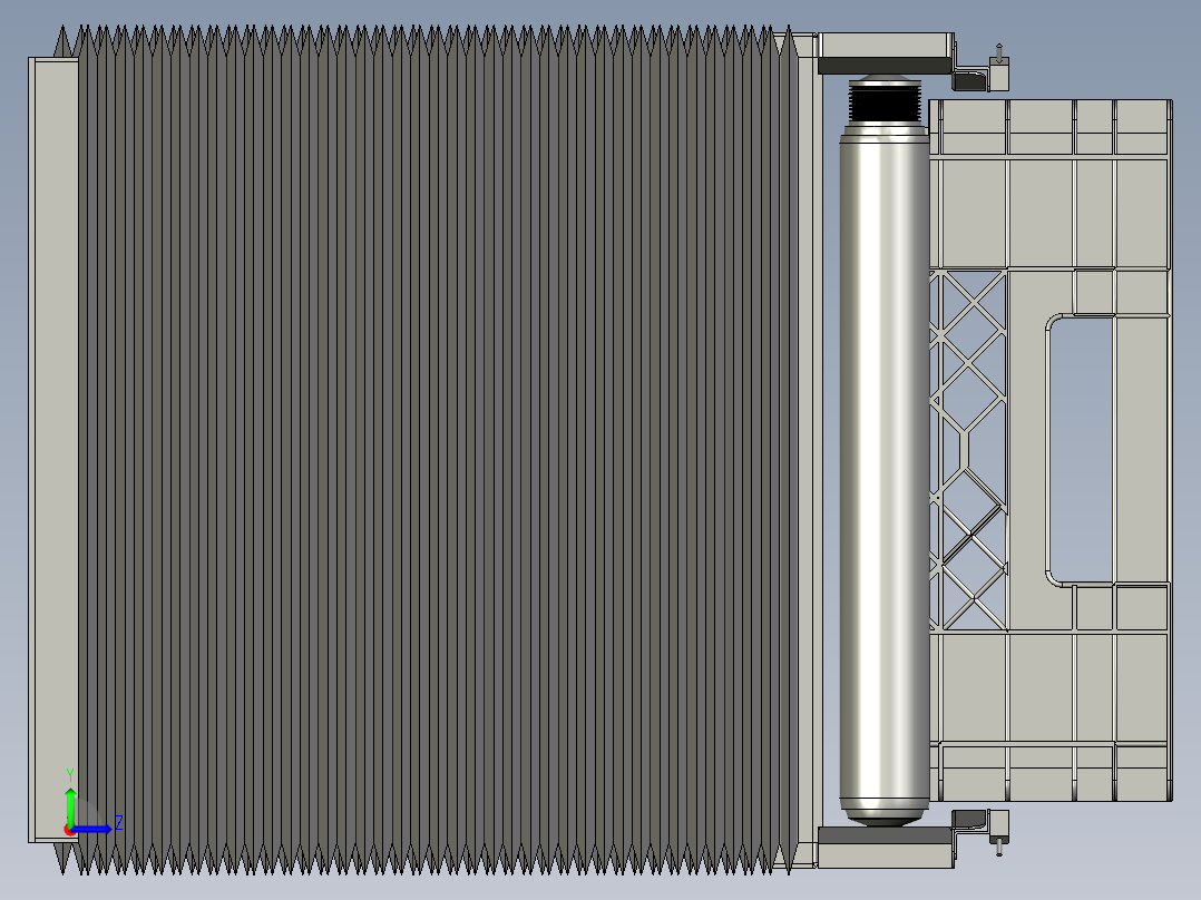剪叉式举升机构左视图