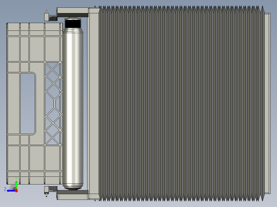 剪叉式举升机构右视图