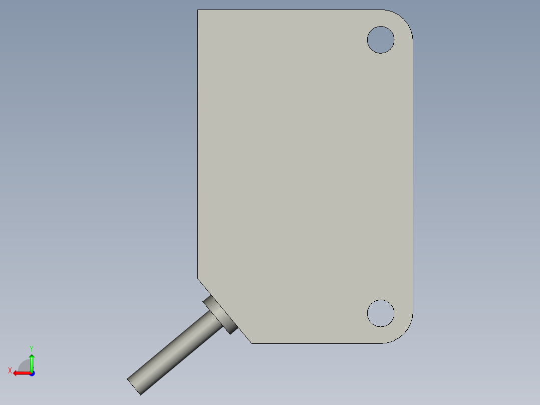 光电开关E3Z-D81OMRON后视图