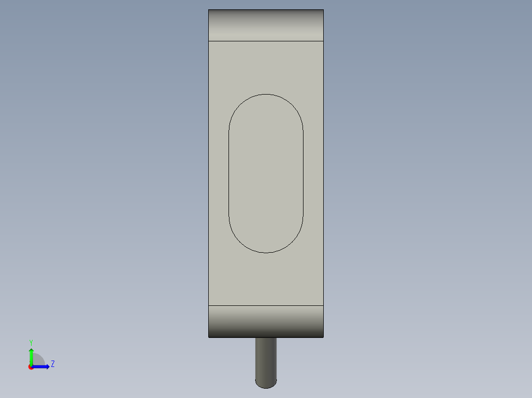 光电开关E3Z-D81OMRON左视图