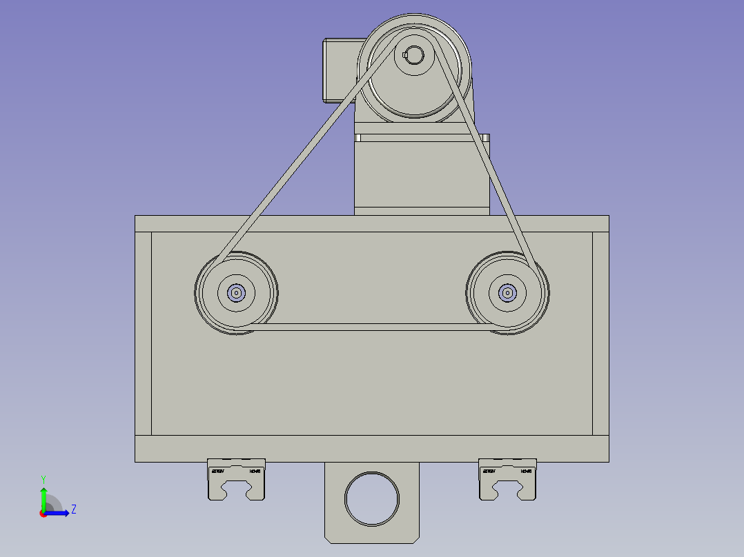 03气动夹头单元左视图