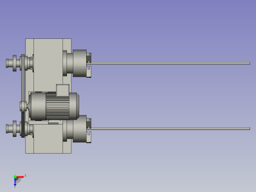 03气动夹头单元俯视缩略图