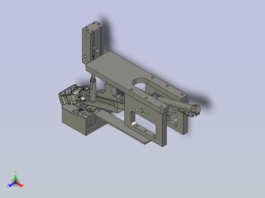 SYSB-NX1806-05按钮组入辅助组件主视图