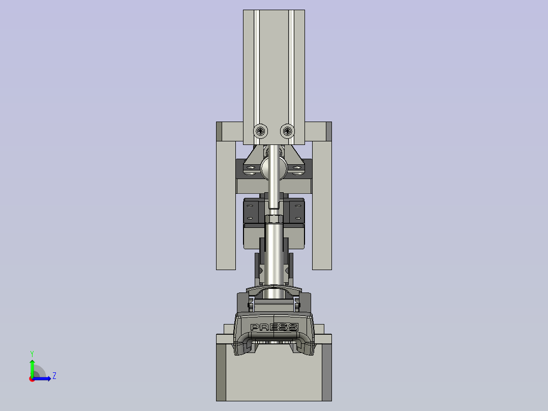 SYSB-NX1806-05按钮组入辅助组件左视图