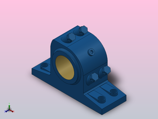 HX000[HX070]轴承正等轴测缩略图