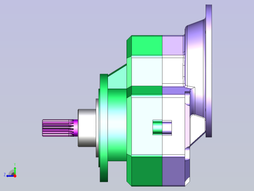 200螺旋机减速箱右视缩略图