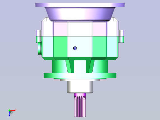 200螺旋机减速箱俯视缩略图
