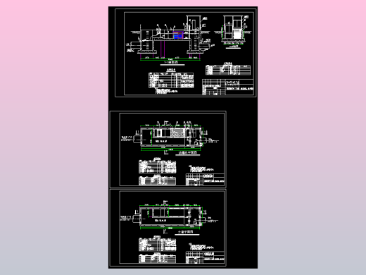 广东某5万吨紫外线消毒系统图纸