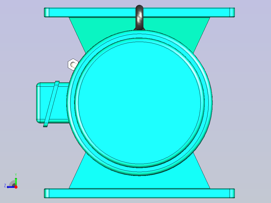 关风机卸料器YJD-HX2右视图