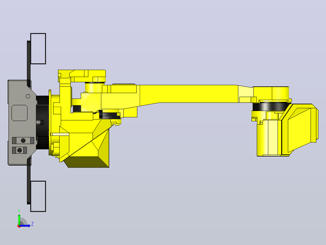 发那科 M-710iC45M 负载 45kg左视图