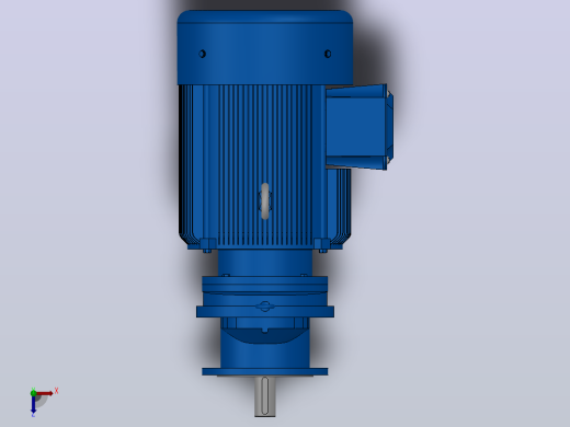 RXF97法兰轴伸式安装斜齿轮减速机RX97-Y30-4P-200L-M1-0°-Φ300俯视缩略图