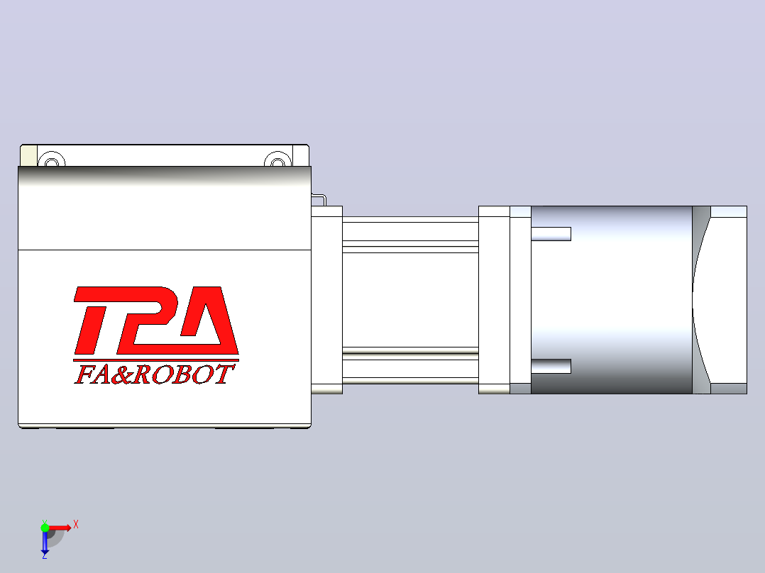 带式直线轴半闭式TPA-ONB-140-256-L5050-DR-J90-N3俯视图