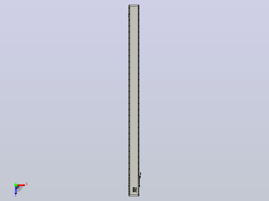 直驱直线电机轴TPA-LNP2-200-55C6-1-L3420-3-C-05-N3俯视图