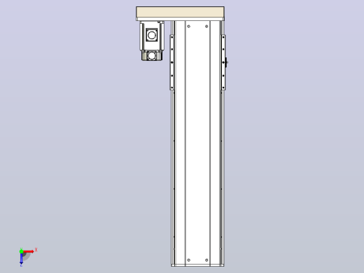 日规模组半封闭丝杆TPA-HNR-220D-3210C-L650-MR-C-P1K-N3俯视缩略图
