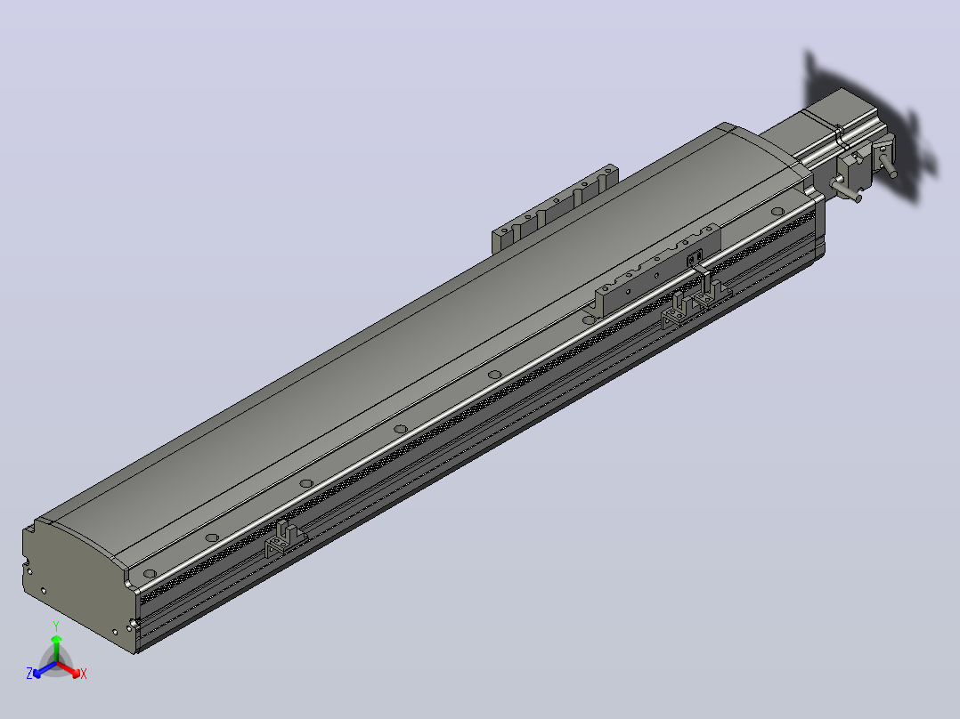MT120BS半封闭丝杆滑台[MT120BS.L#.450.BC.P40.C3]主视图