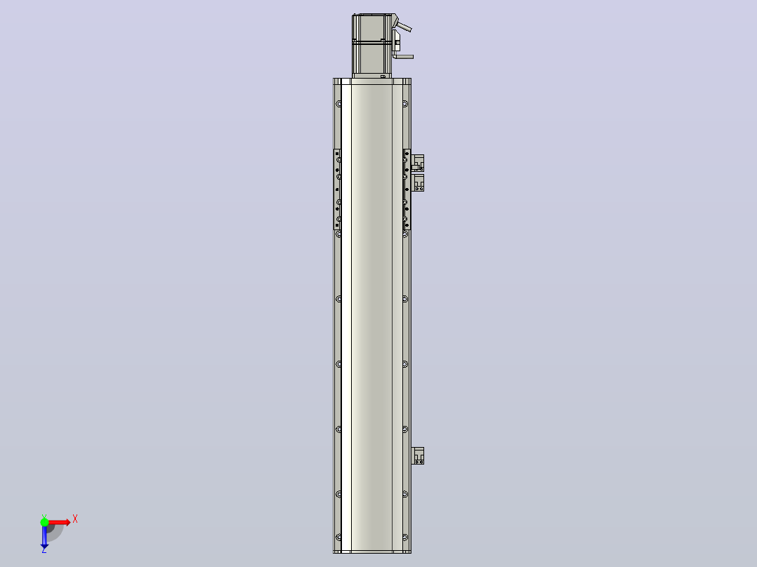 MT120BS半封闭丝杆滑台[MT120BS.L#.450.BC.P40.C3]俯视图