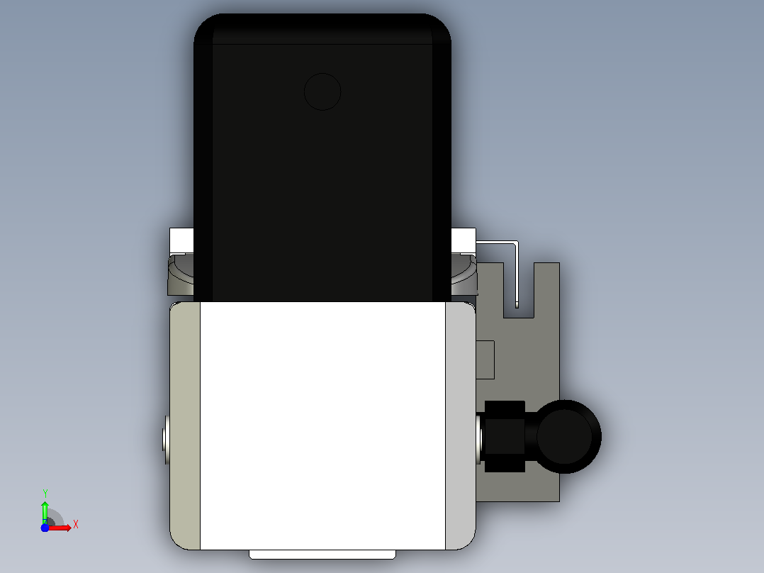 ECB5-250-BW-A42M直线模组前视图