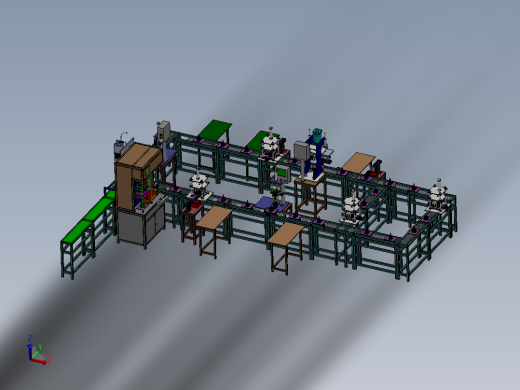 断水阀生产流水线(