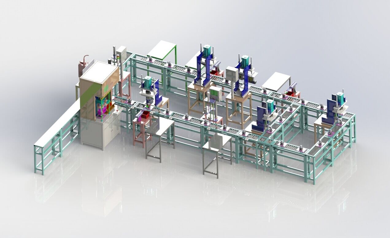 断水阀生产流水线(
