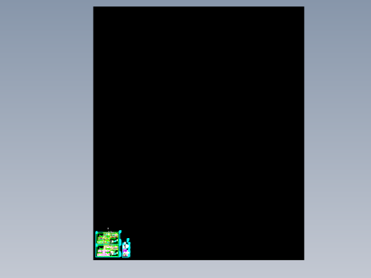停车场地库CAD施工图纸地下车库出入口地面建筑素材平面图设计图