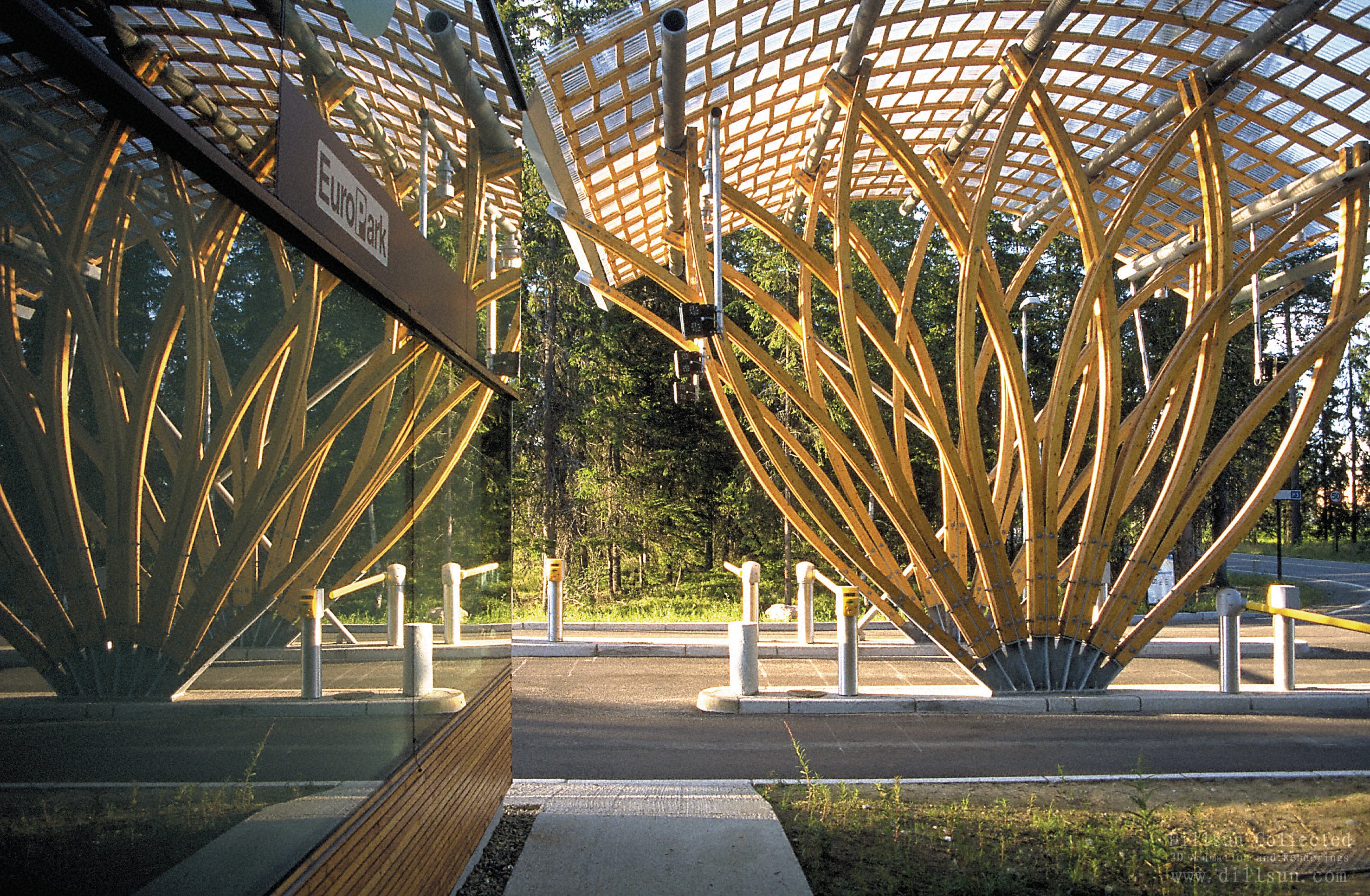 停车场地库CAD施工图纸地下车库出入口地面建筑素材平面图设计图