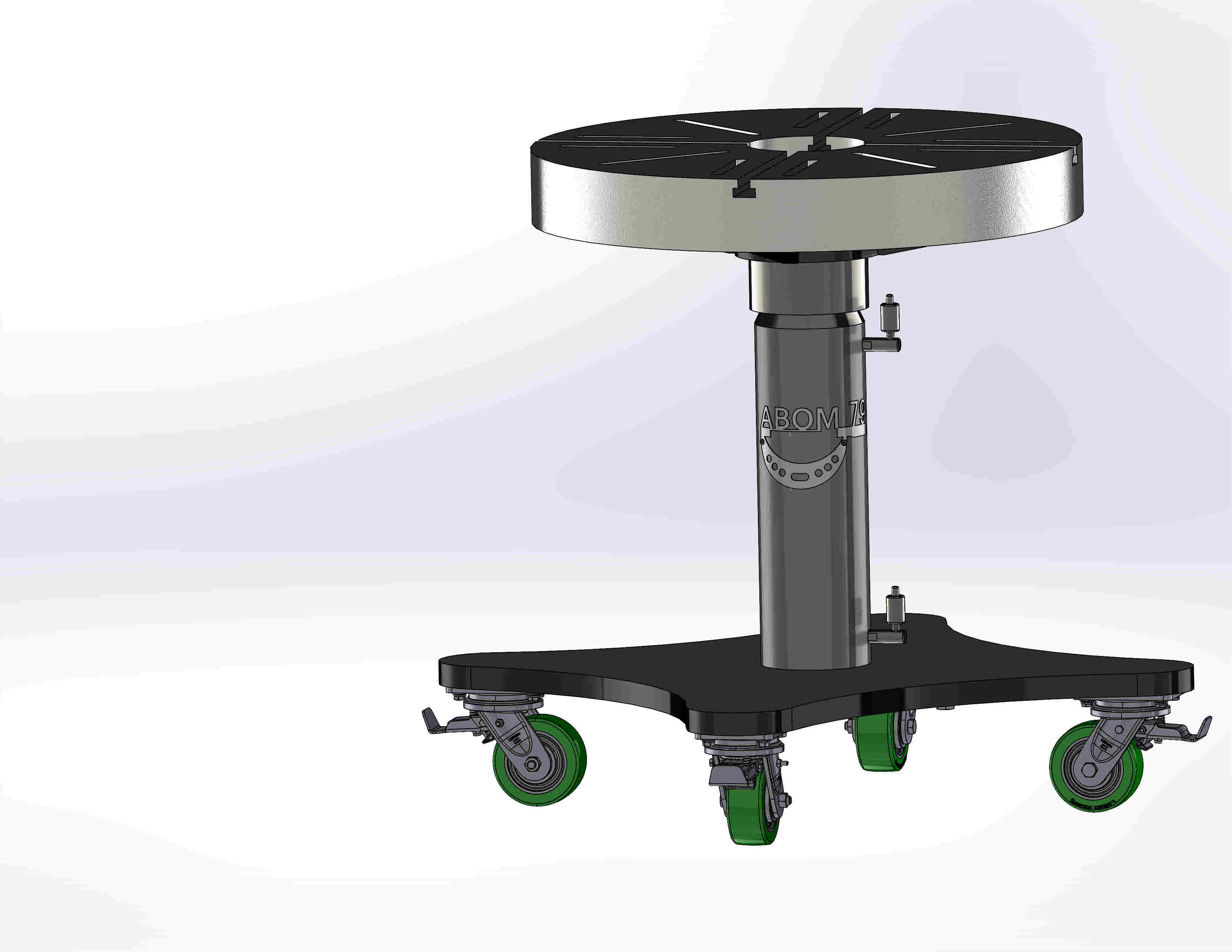 旋转焊接台3D数模图纸 STEP格式