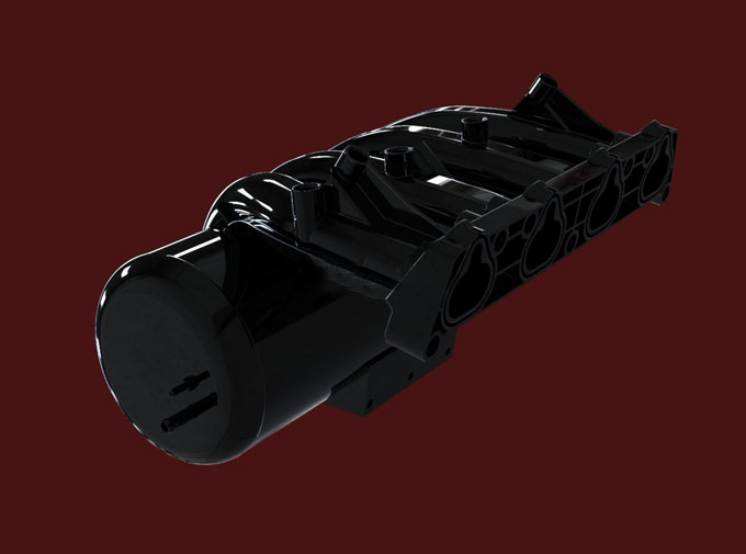 进气歧管涡轮3D模型