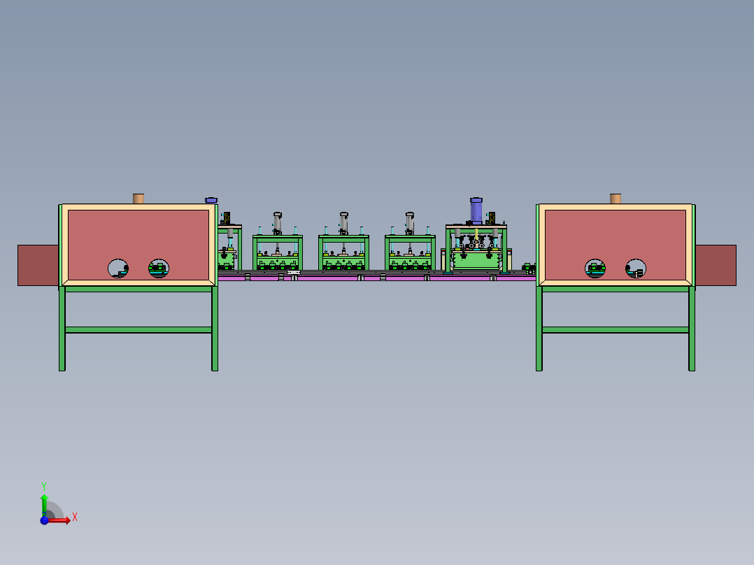 T885 锂电软包真空注液机前视图